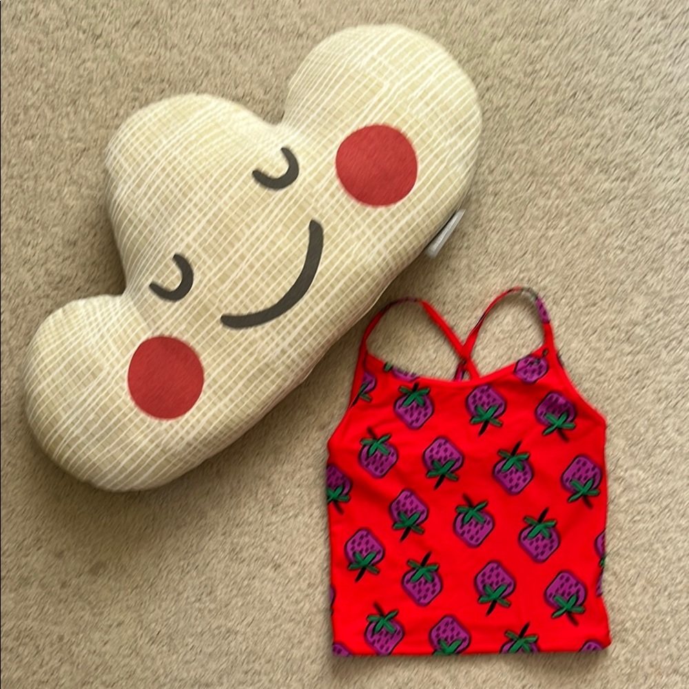 Hanna Andersson Tankini Top with Strawberries Print 🍓